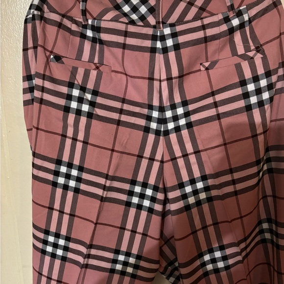 Ashley Stewart Pink and Black Plaid Pants - Picture 9 of 10